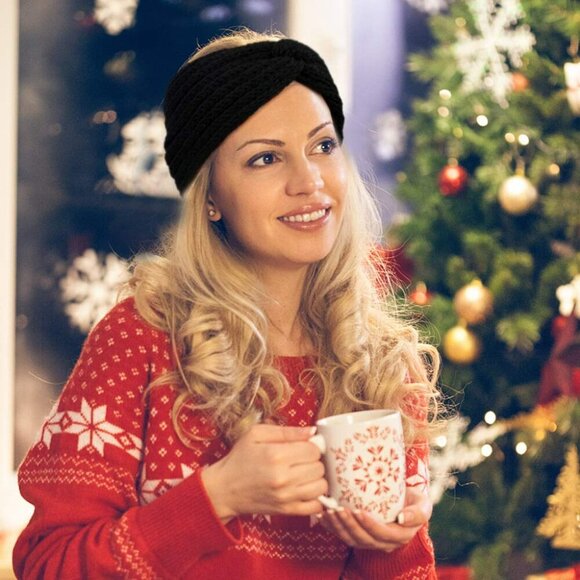 Knit Wide Headband for Winter 5 Pieces Women Ear Warmers Truban Headbands Thick - Picture 6 of 8